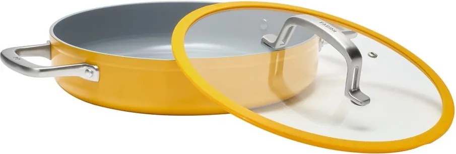 Padella con coperchio/con superficie in ceramica ø 28 cm tegame Meda 3.0 – FABINI