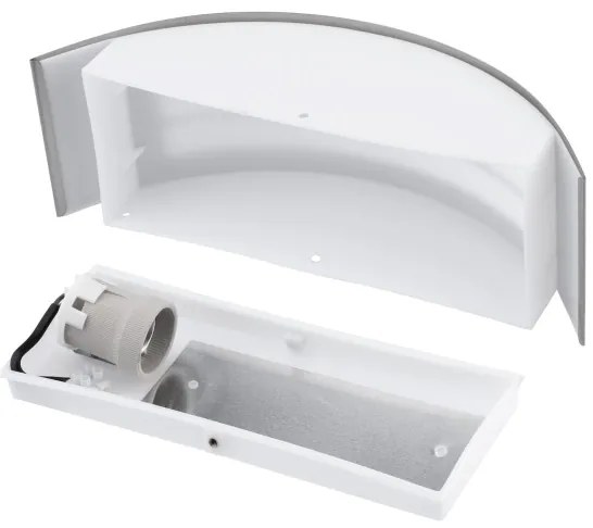 Applique da esterno 1xE27/14W/230V IP44 cromo opaco