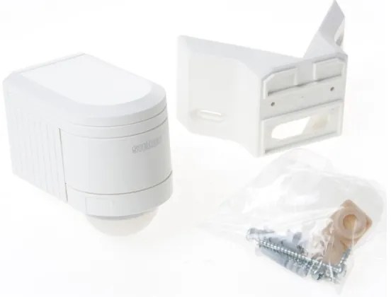 STEINEL 602819 - Sensore ad infrarossi da parete IS240 bianco IP54