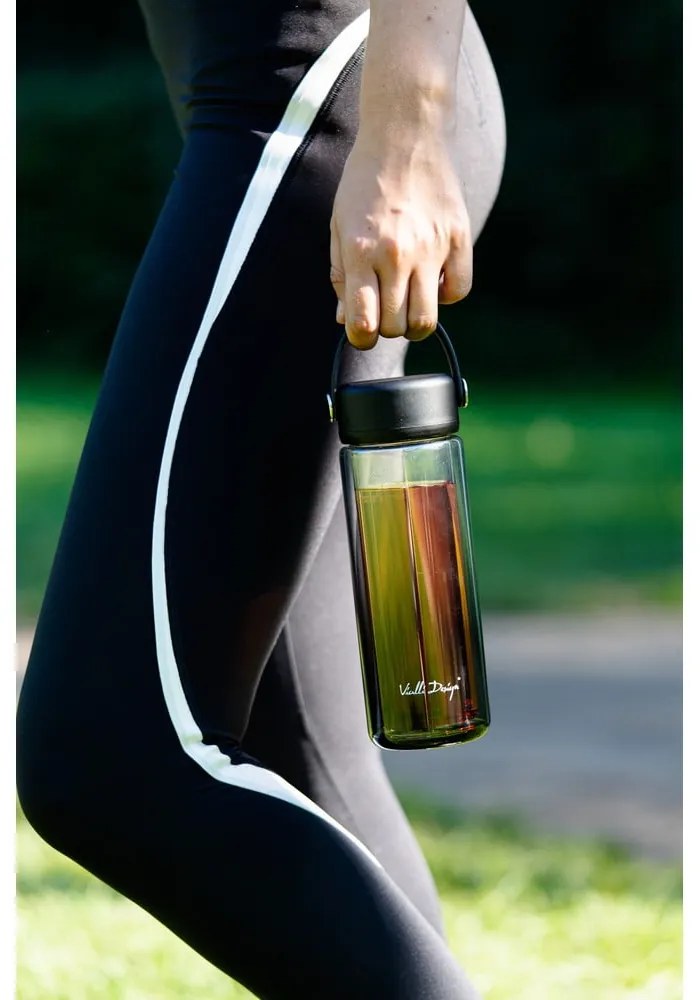 Bottiglia nera in vetro 350 ml Fuori – Vialli Design