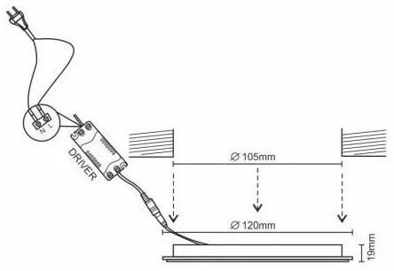 Faretto da incasso LED dimmerabile LED/6W/230V 3000-6500K Wi-Fi Tuya