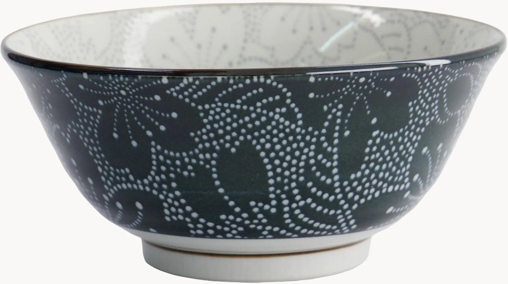 Set di 6 ciotole in porcellana Sakura