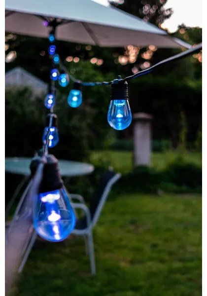 Immax NEO 07900L -LED RGB+CCT Dimmerabile catena 15xLED/1W/230V 15m Wi-Fi Tuya IP65+RC