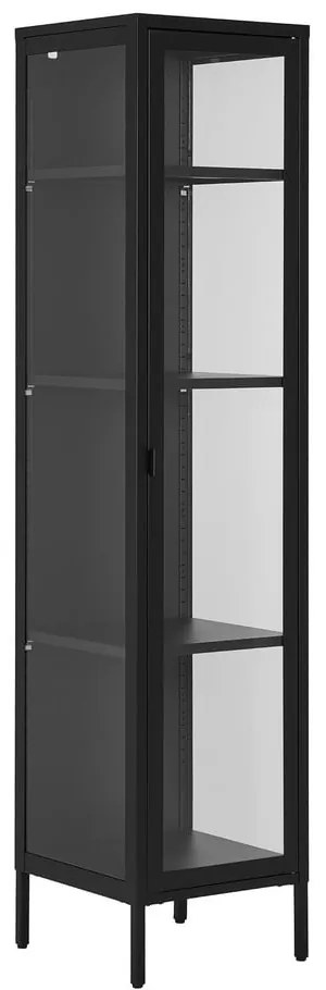 Vetrina in metallo nera 40x180 cm Brisbane - House Nordic