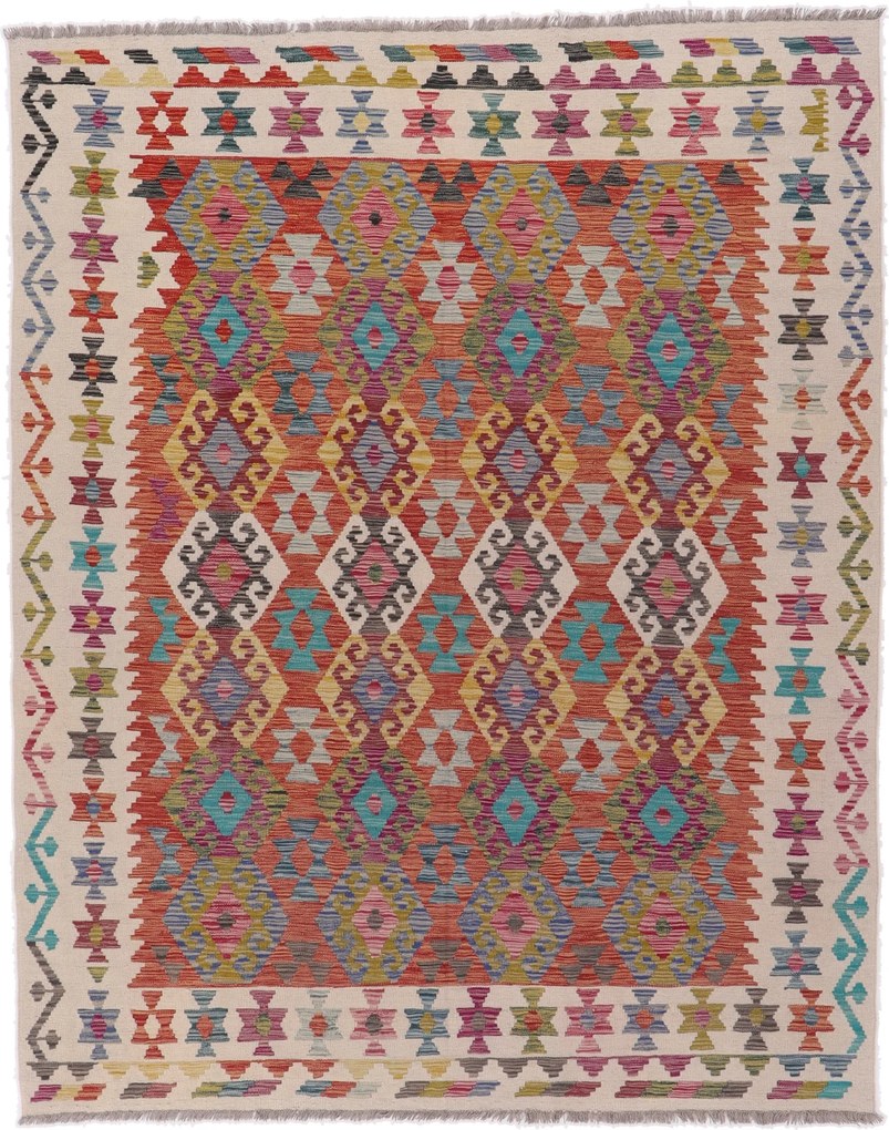 Kilim Tappeto 250x200 (Afghanistan) Tessuto A Mano