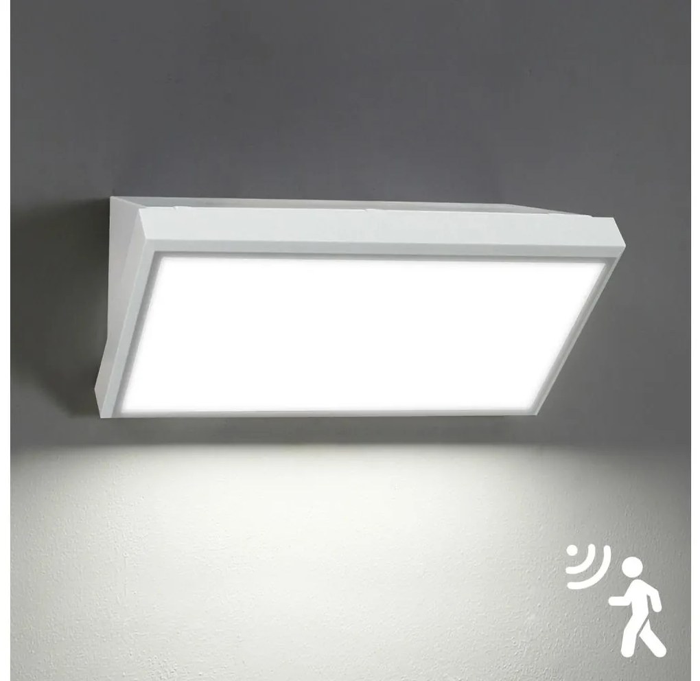 Brilagi-LED Lampada da parete esterna con sensore TRIANGLE LED/20W/230V bianco I