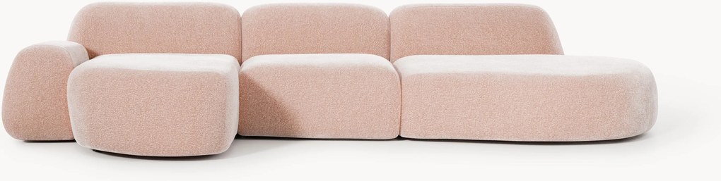 Divano angolare componibile 4 posti con chaise longue Wolke