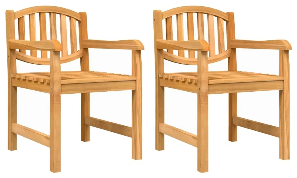 Set da pranzo per giardino 3 pz in legno massello di teak