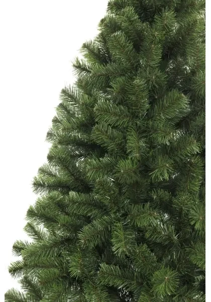 Springos Albero Di Natale Artificiale 220 Cm: Abete In PVC, Con Base In Metallo, Rami Modellabili, Verde Naturale - 4