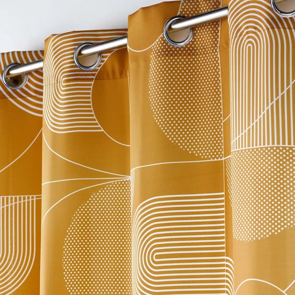 Tenda color rame 140x280 cm Esquisse - douceur d'intérieur