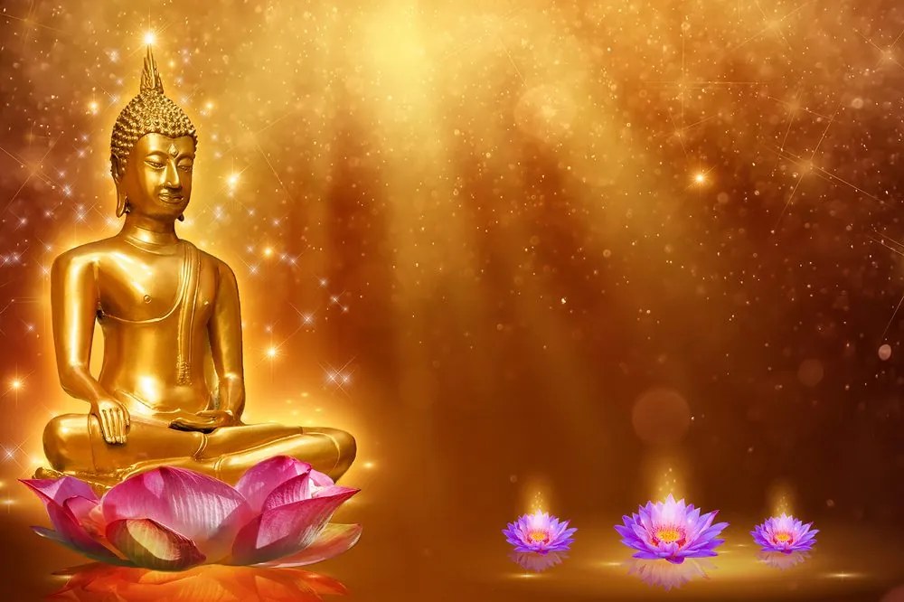 Carta da parati – Buddha dorato
