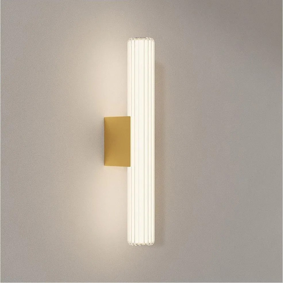 Illuminazione per specchio da bagno LINEA LED/8W/230V 3000/4000/6000K IP44 45 cm dorata