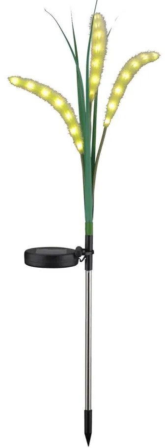 Lampada LED solare FLORA LED/1,2V 3000K 600 mAh IP44 nero