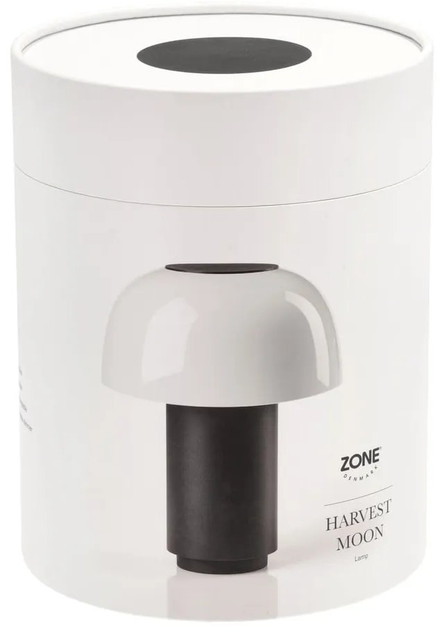 Lampada da tavolo dimmerabile a LED in alluminio nero (altezza 22 cm) Harvest - Zone