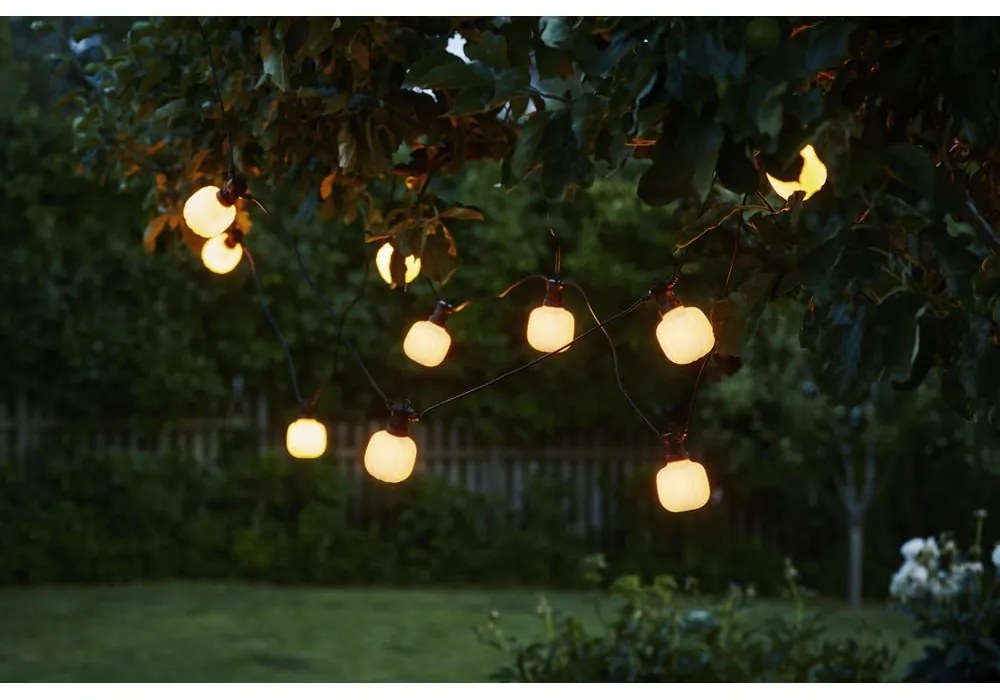 Catena luminosa a LED nera per esterni, lunghezza 5 m Circus Maxi - Star Trading