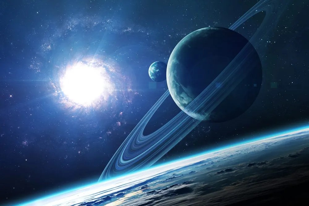 Stampa su tela – Pianeta nello spazio