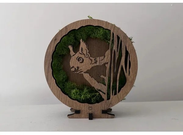 Li-Go 23625/DUB2 - Decorazione da tavolo dimmerabile LED/12W/230V 20x22 cm rovere