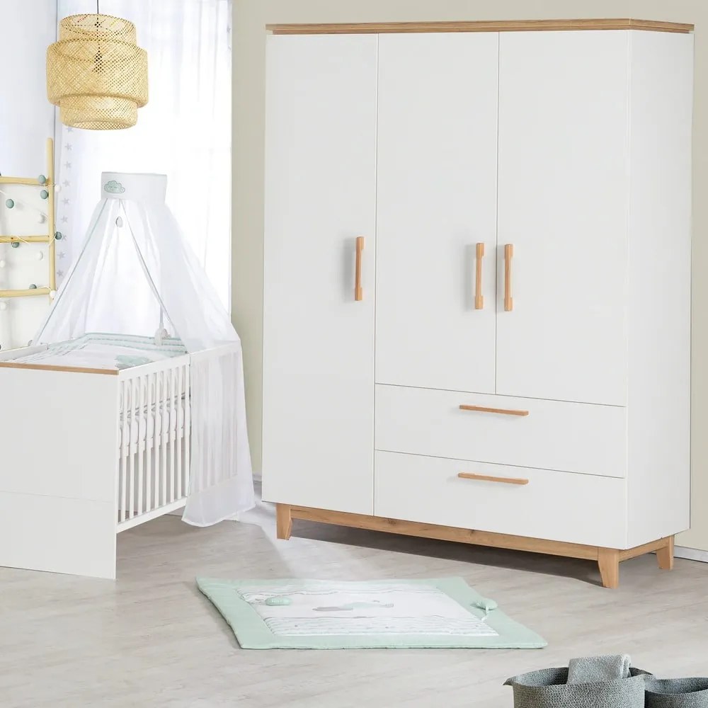 Armadio per bambini bianco in rovere 135x200 cm Finn - Roba