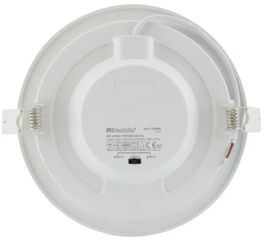 Lampada LED da incasso per bagni LED/12W/230V 3000/4000/6000K IP44