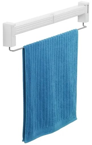 WENKO 3770013100 - Stendibiancheria BUTTERFLY 70x13,5 cm argento/bianco