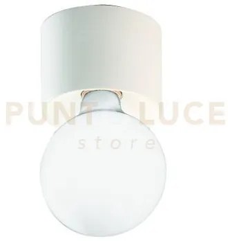 Plafoniera bow 1 luce attacco e27 bianco  lampadina non inclusa