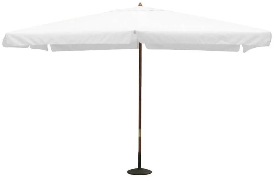 DOMINUS - ombrellone da giardino palo centrale in legno 3 x 4 m