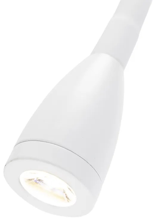 Lampada da parete flessibile moderna bianca LED - Flex