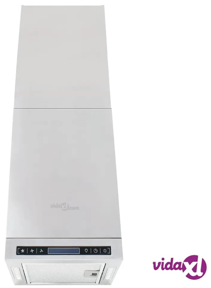 vidaXL Cappa a Isola con Display LCD e Sensore Touch 756 m³/h LED