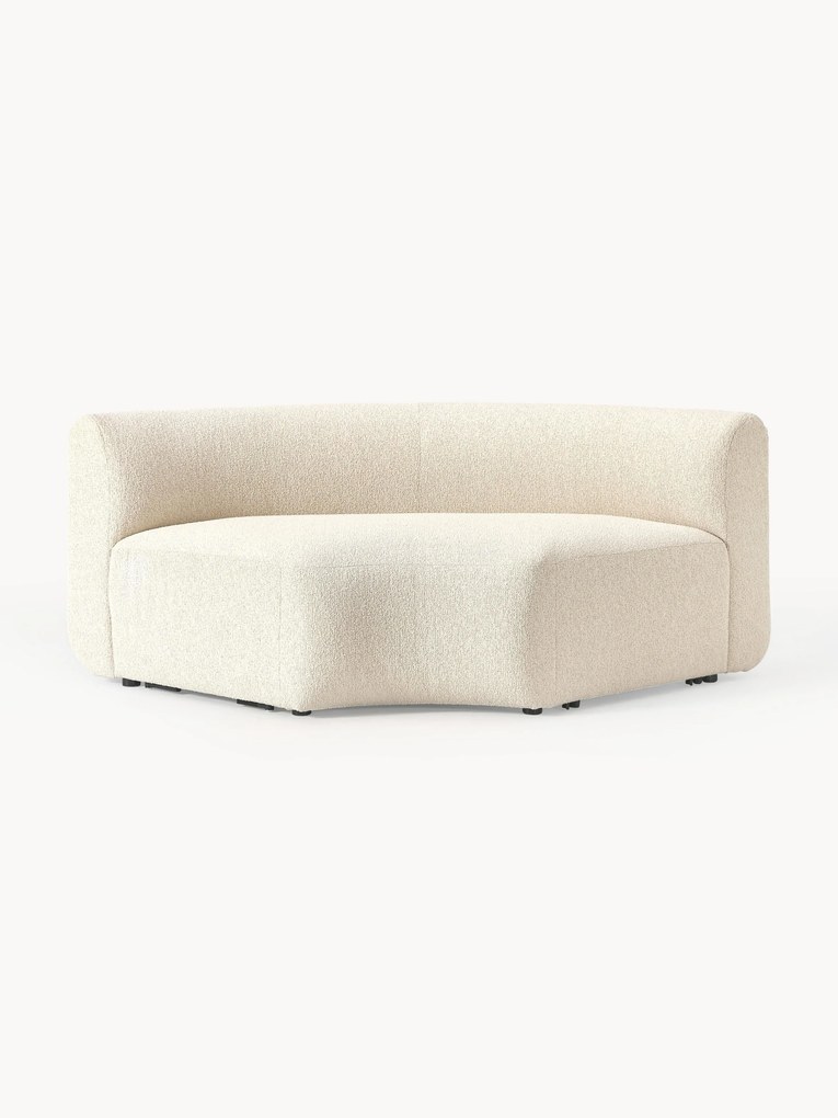Modulo angolare curvo in bouclé Sofia