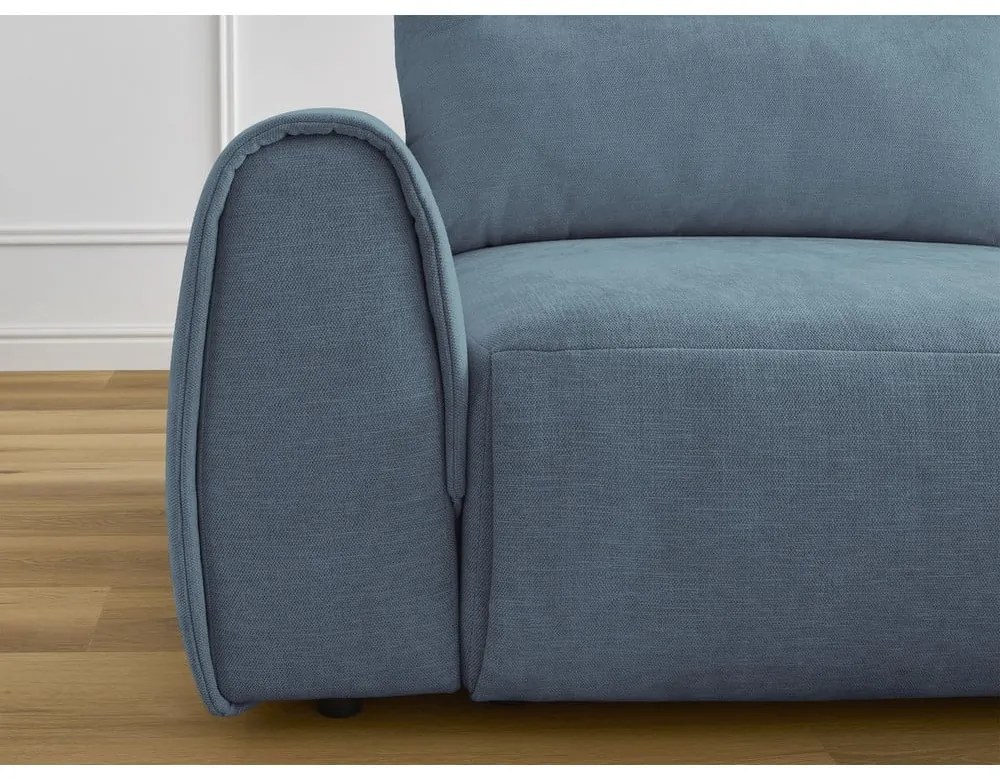 Divano angolare blu Aden – Bobochic Paris