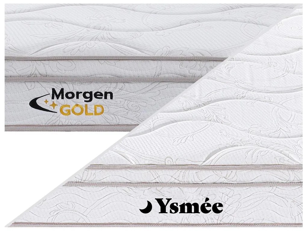 Materasso matrimoniale a molle 3 zone e memory foam 160 x 200 cm - WOLKENTANZ di YSMÉE