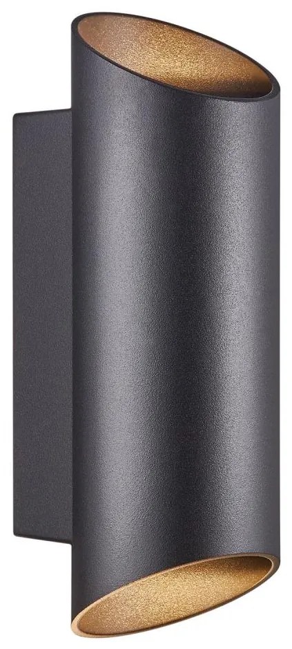 Nordlux - Applique da esterno NICO 2xGU10/35W/230V IP54 nero