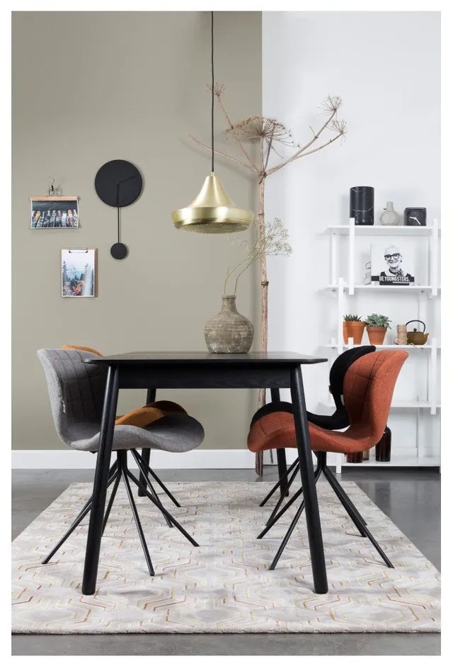 Tavolo da pranzo pieghevole nero , 120 x 80 cm Glimps - Zuiver