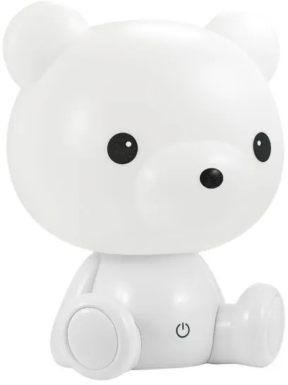 Lampada notturna LED dimmerabile per bambini 2,5W/230V orsacchiotto bianco