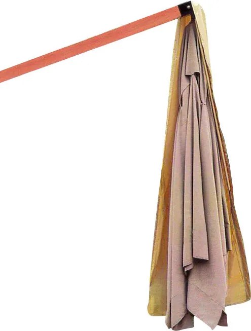 Custodia per Ombrellone da Giardino a Sbalzo 3x4m in Poliestere Marrone...