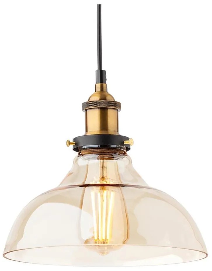 Redo 01-1002 - Lampadario a sospensione con filo SAVILLE 1xE27/42W/230V