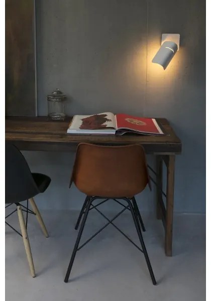 FARO 62130 - Lampada da parete SMILE 1xE27/15W/230V bianco