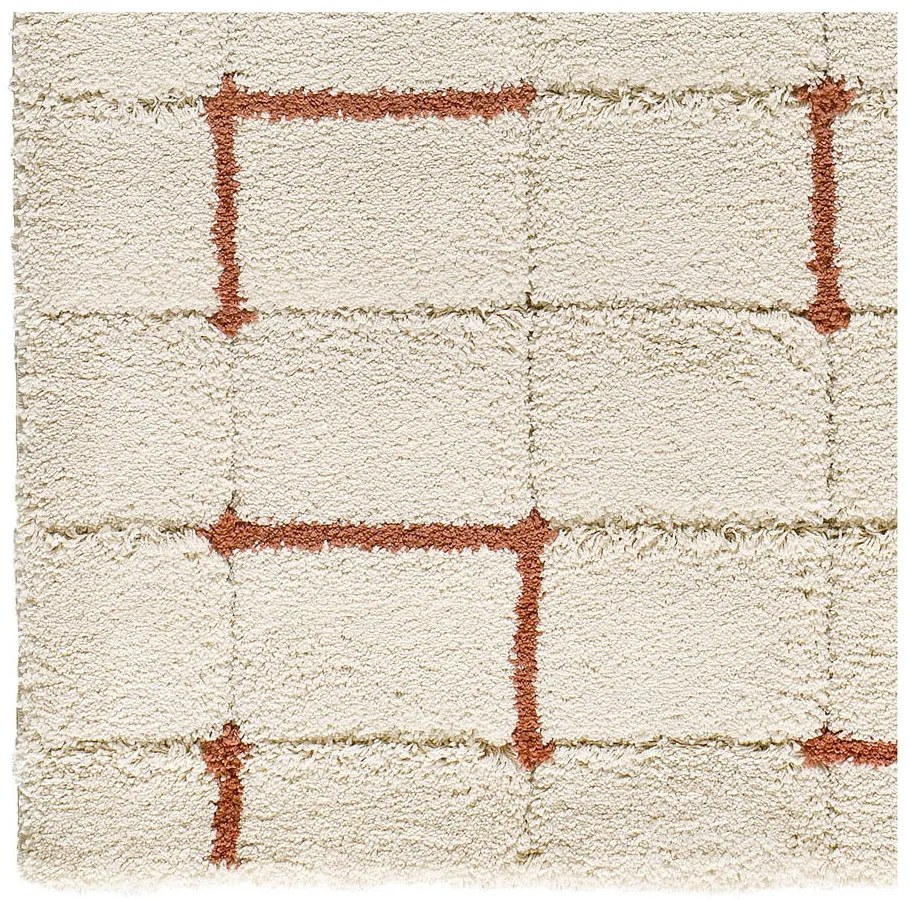 Tappeto color mattone/color crema 160x230 cm Brenda – Universal