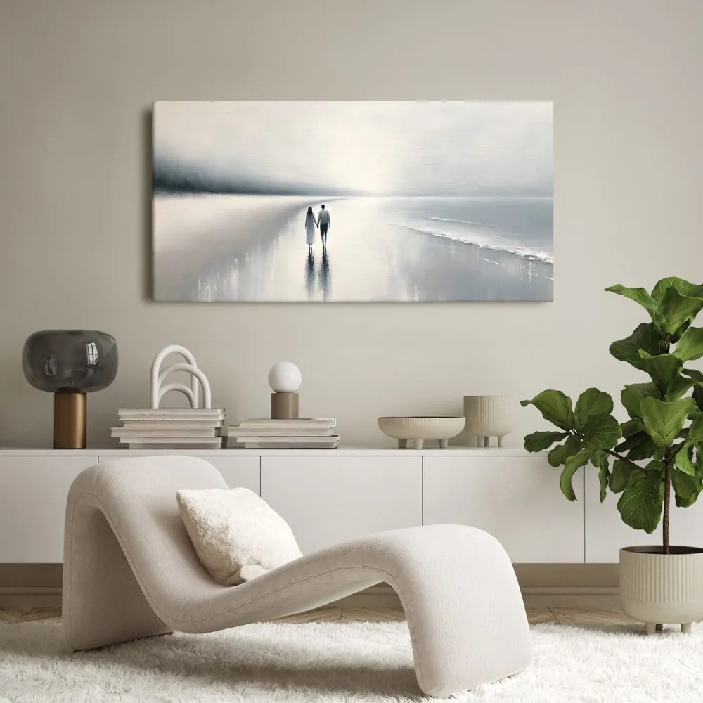 Quadro su tela – Innamorati sulla costa