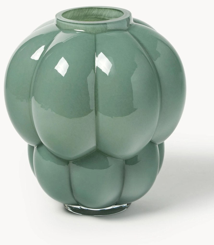 Vaso in vetro soffiato Uva, alt. 28 cm