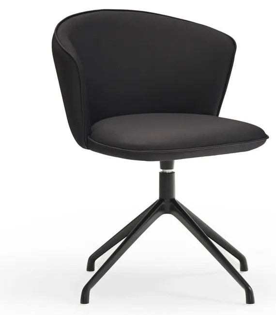 Set di sedie da pranzo nera in imbottito 2 pz Add – Teulat