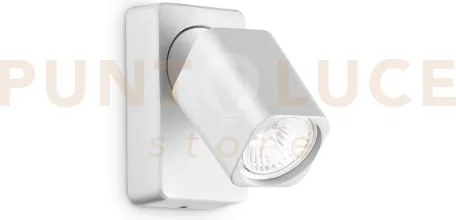 Rudy square applique a parete orientabile 1 luce attacco gu10 lampa...