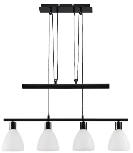 Simeon Lampada a Sospensione White/Rust Brown - Lindby