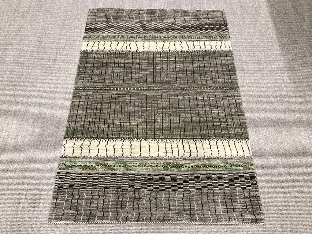Loribaft Tappeto 120x180 Beige (Iran) Annodato A Mano