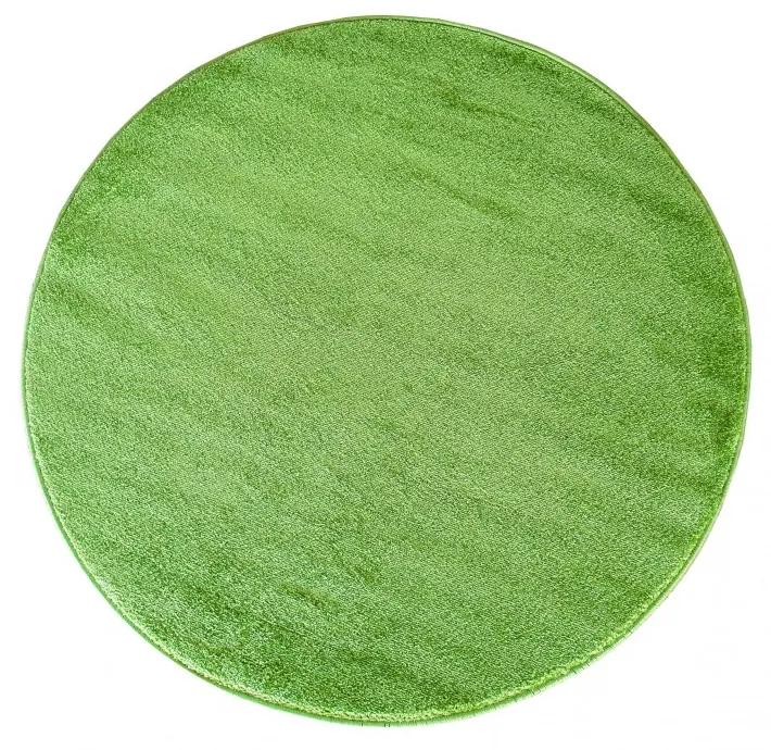 Tappeto rotondo verde Larghezza: 120 cm Lunghezza: 120 cm