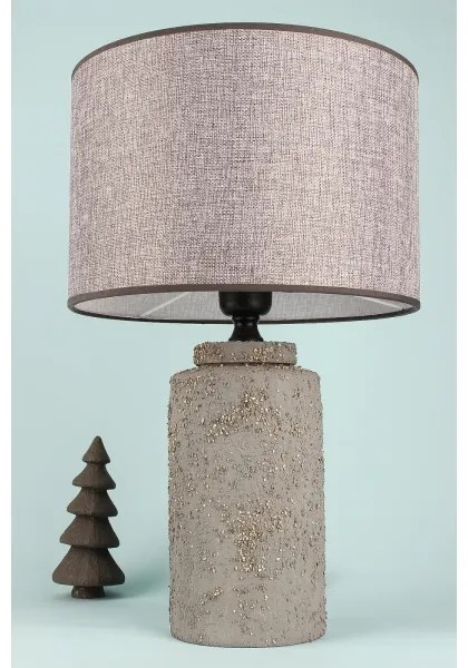Lampada da tavolo RAMZES 1xE27/40W/230V grigia
