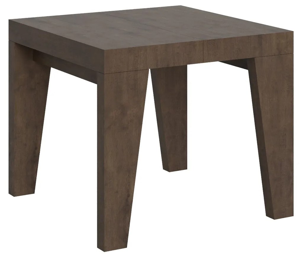 Tavolo allungabile Naxy made in italy itamoby  in diverse dimensioni e finiture, Noce / 90x140/400 cm