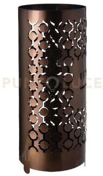 Portaombrelli moderno raining men caramello industrial in ferro 23x...