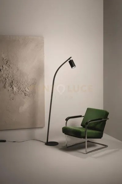 Piantana murga nero led 3000k 1889lm 30w dimmerabile h.184cm