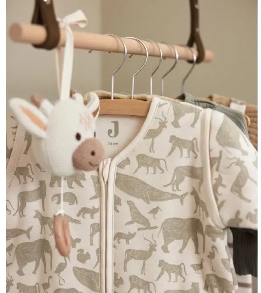 Jollein - Sacco a pelo 2in1 6-18 mesi 3 TOG Animals Olive Green